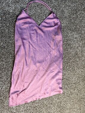 Victoria's Secret Satin Slip in Dusty Rose